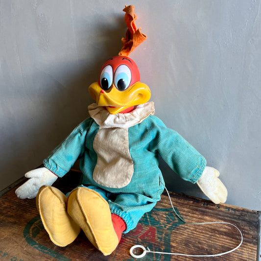 【’64 USA vintage】Woodpecker Talking Plush