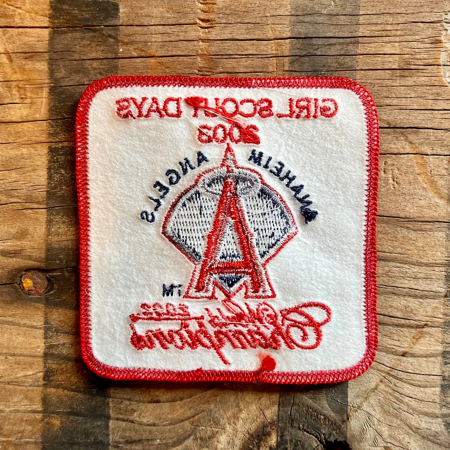 【USA vintage】Anaheim Angels ガールスカウト ワッペン