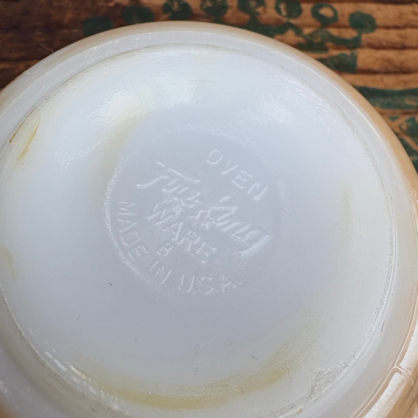 【1958-1971 USA vintage】Fire-King one handle casserole