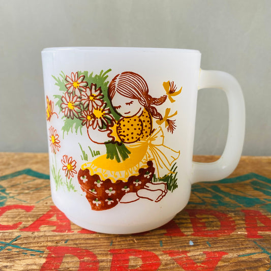 【USA vintage】Glasbake children mug