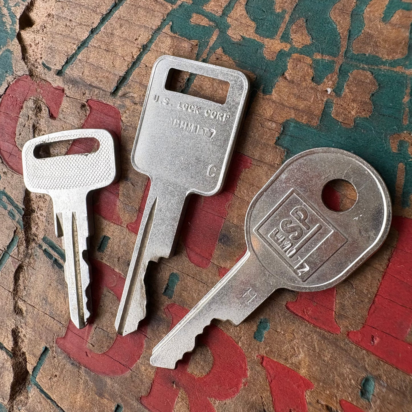【USA vintage】 key set 1