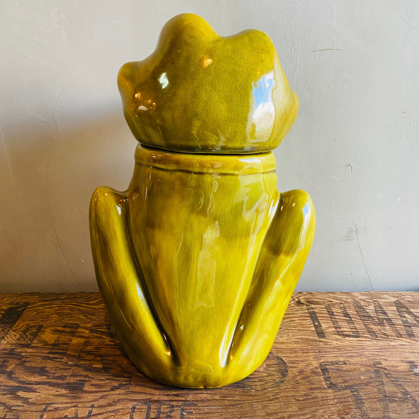 【1960s USA ビンテージ】FROG カエル クッキージャー