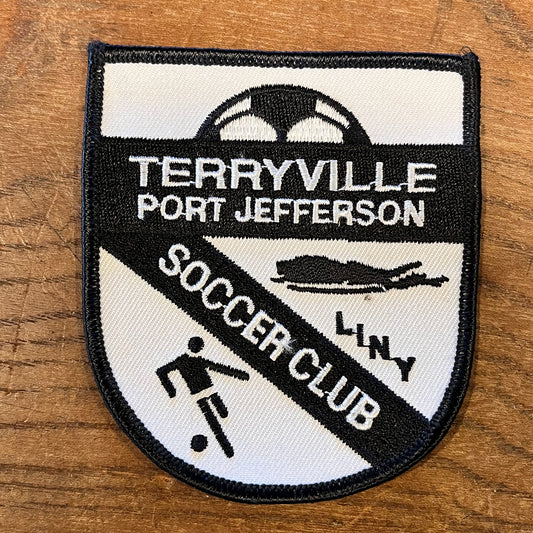 【USA vintage】ワッペン TERRYVILLE PORT JEFFERSON SOCCER CLUB
