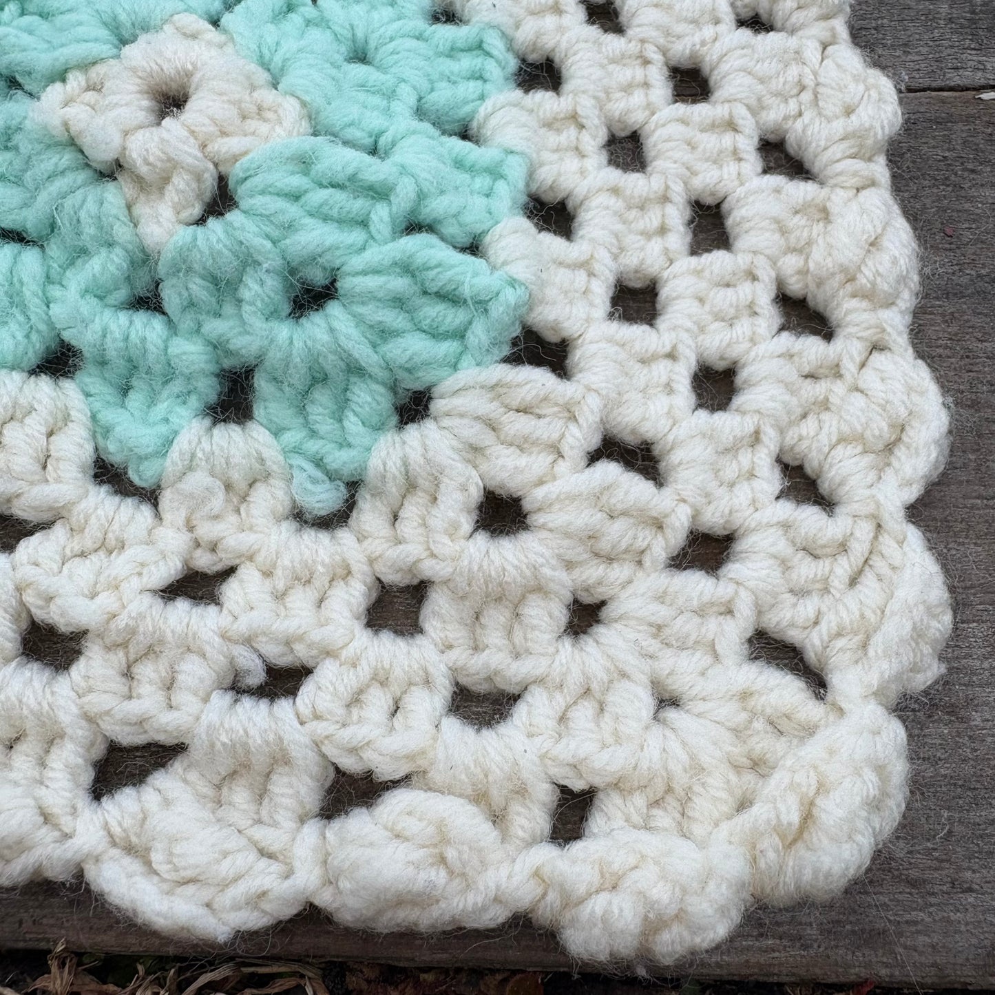 【USA vintage】Granny Square Blanket