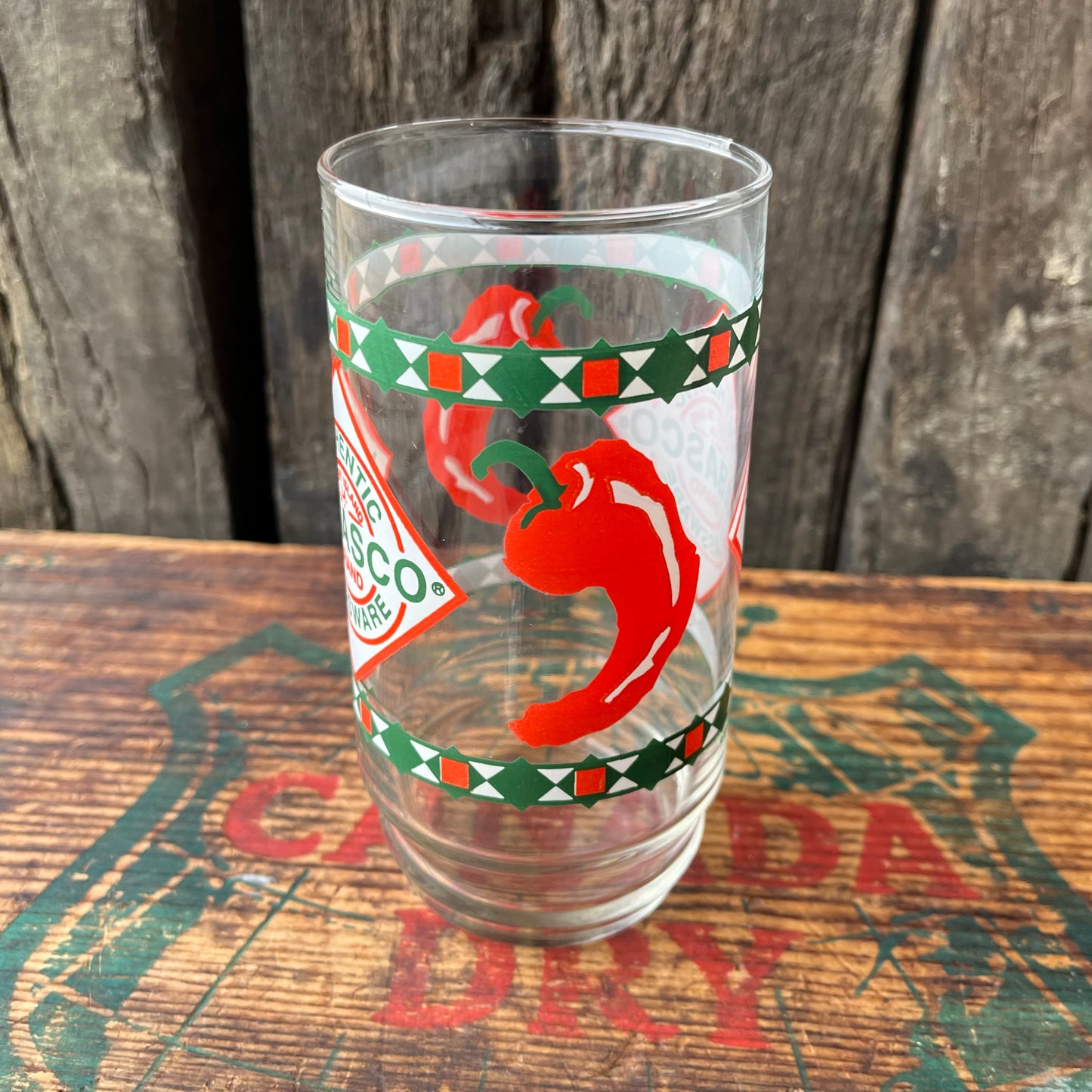 【USA vintage】TABASCO Glass
