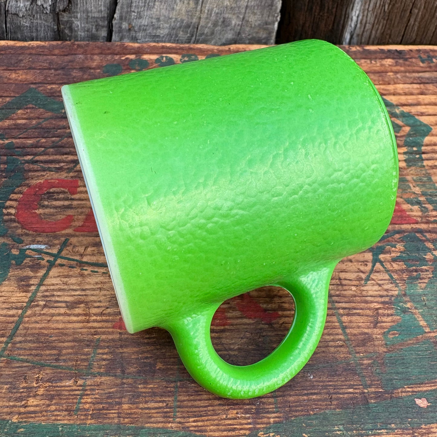 【1960s-1970s USA vintage】Hazel Atlas mug Green