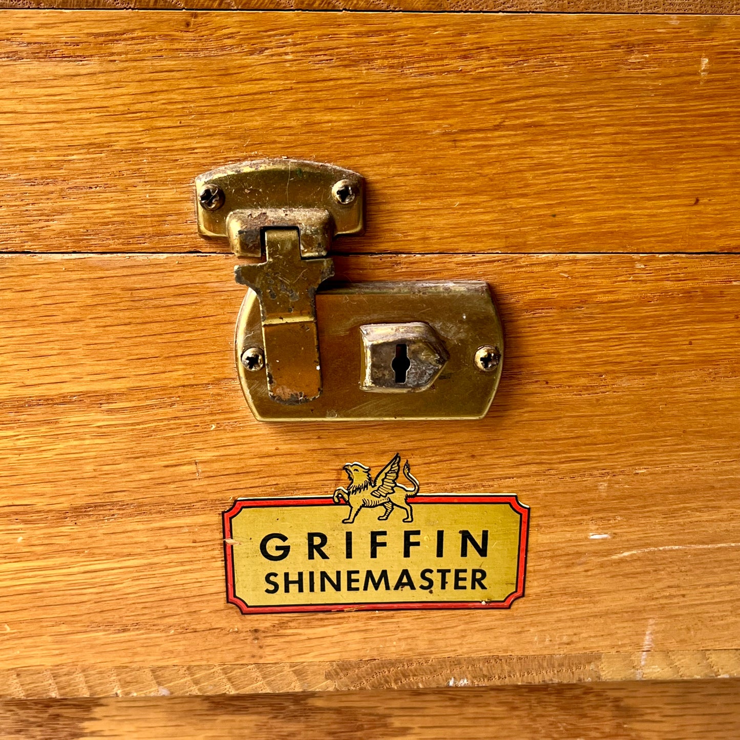 【USA vintage】Griffin Shoe Shine Box