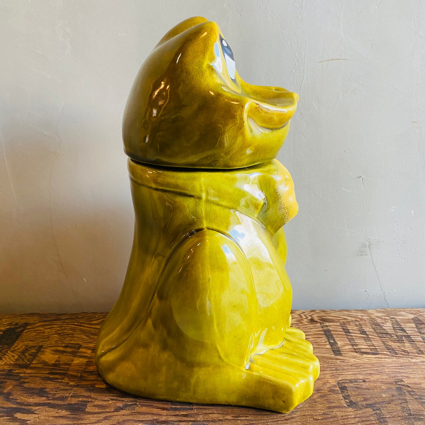 【1960s USA ビンテージ】FROG カエル クッキージャー