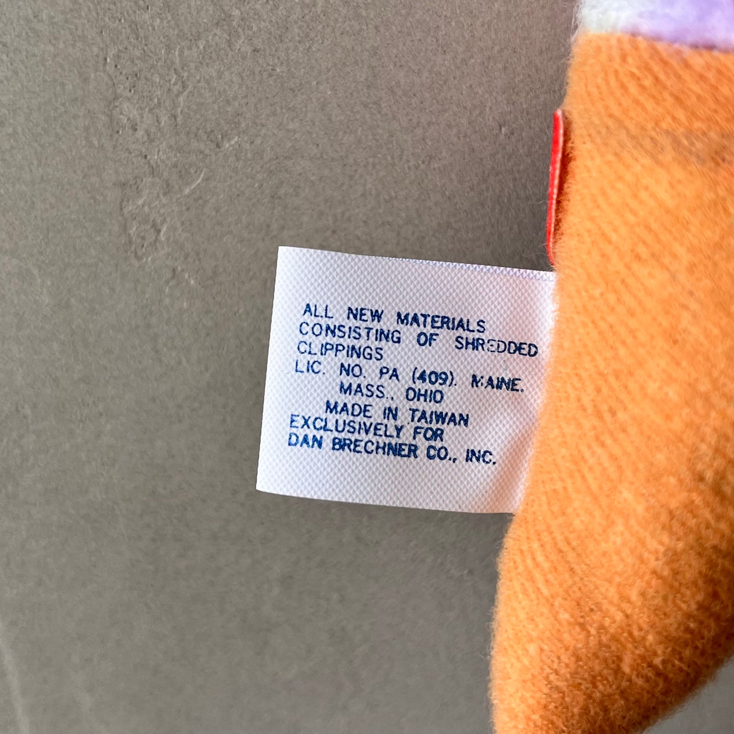 【80s USA vintage】Dan Brechner Snowcone Plush I Love You