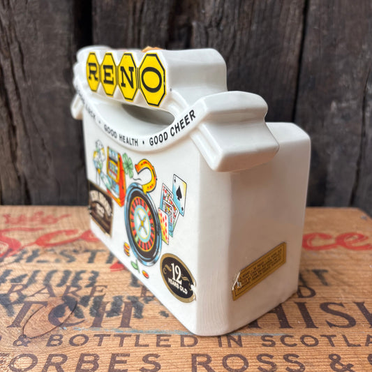 【1968 USA vintage】RENO WISKY BOTTLE