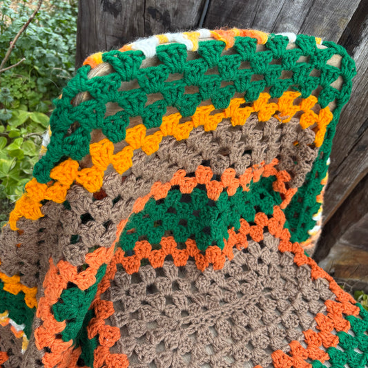 【USA vintage】granny blanket