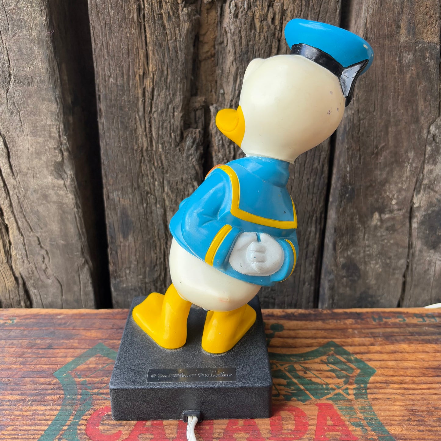 【1970s vintage】Walt Disney Donald DuckNight Light Bobblehead