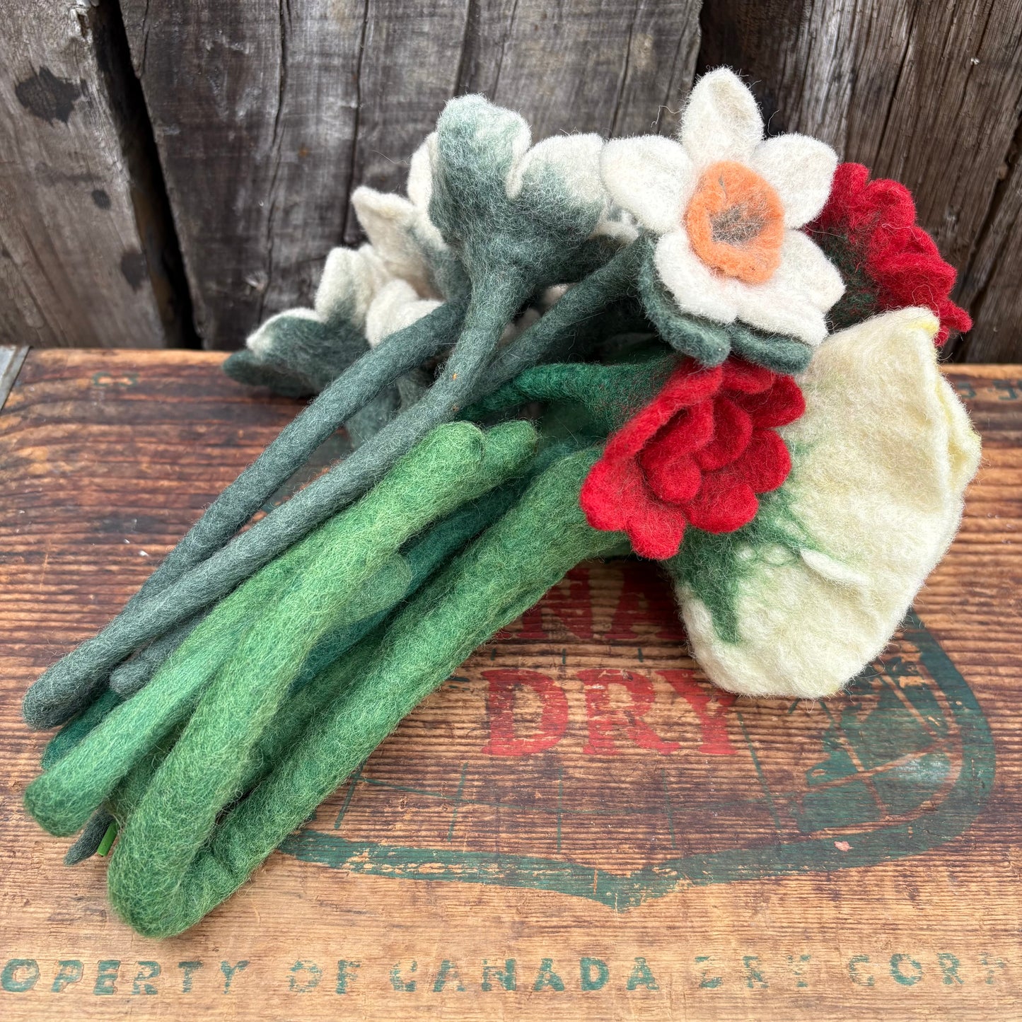 【USA vintage】flower objet