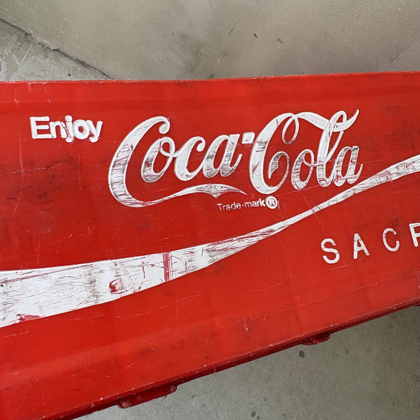 【1970s USA vintage】Coca-Cola bottle case