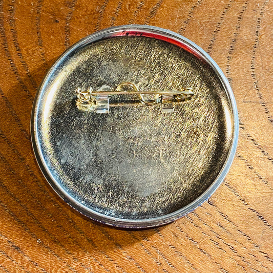 【1975 USA vintage】缶バッジ GET TOUGH!