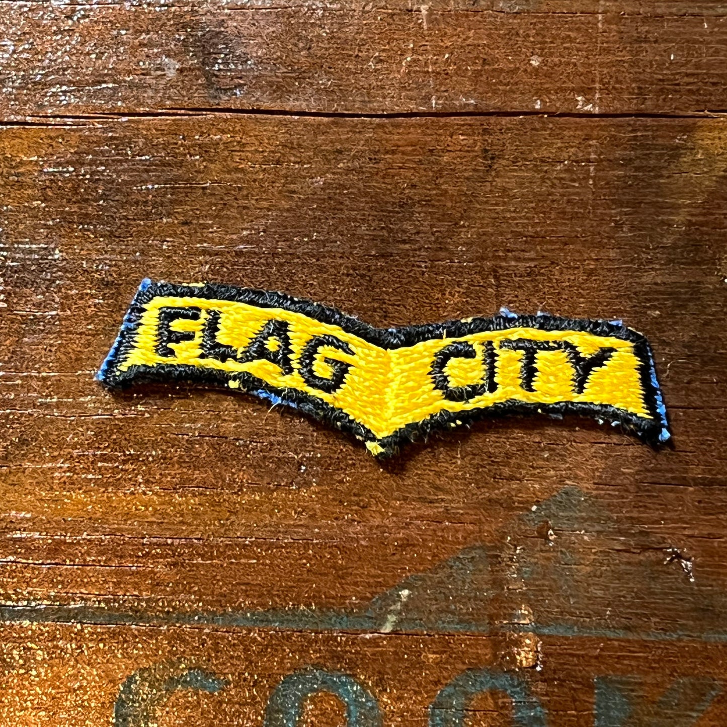 【USA vintage】ワッペン FLAG CITY