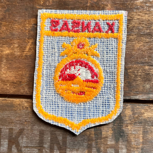 【USA vintage】ワッペン KANSAS