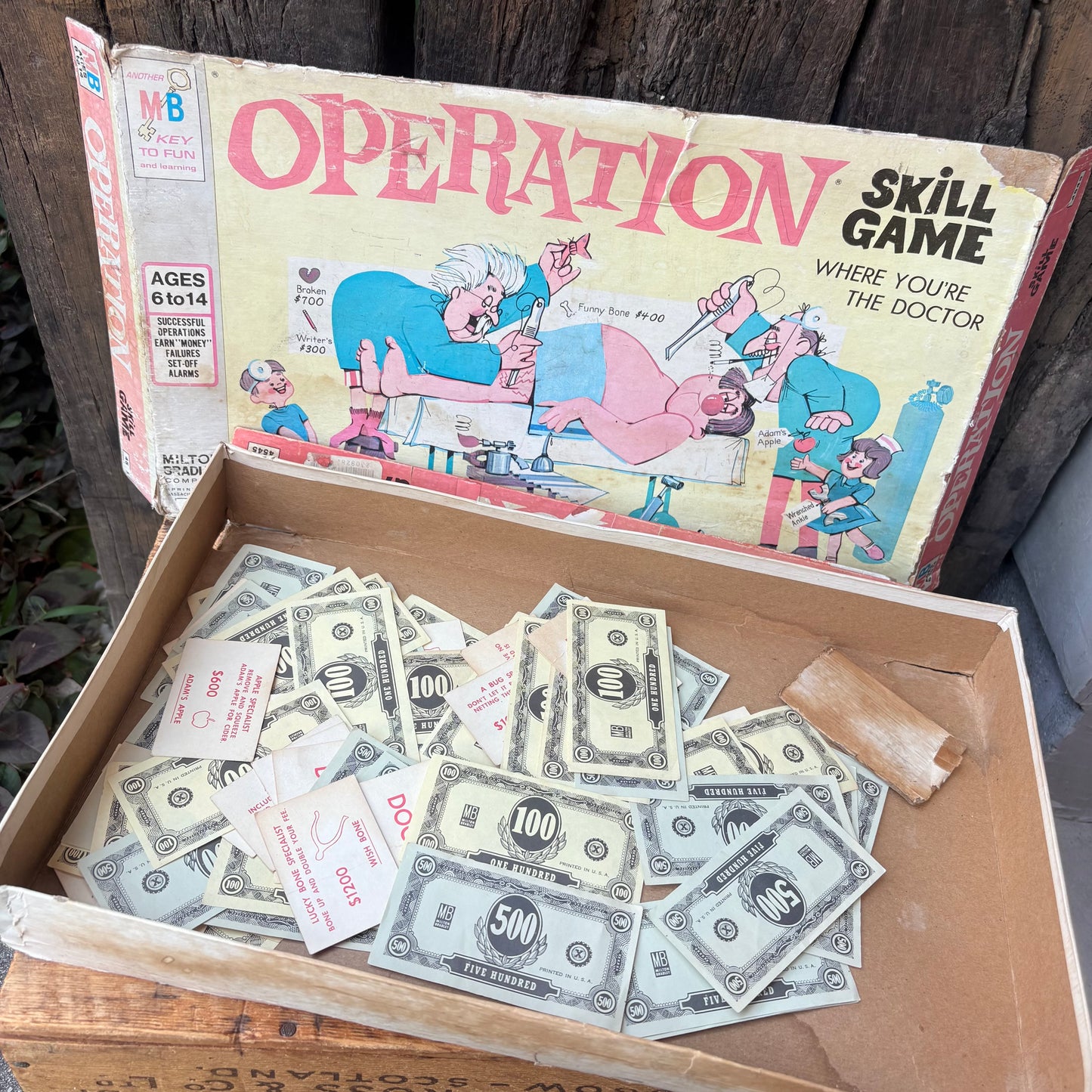 【1965 USA vintage】operation board game