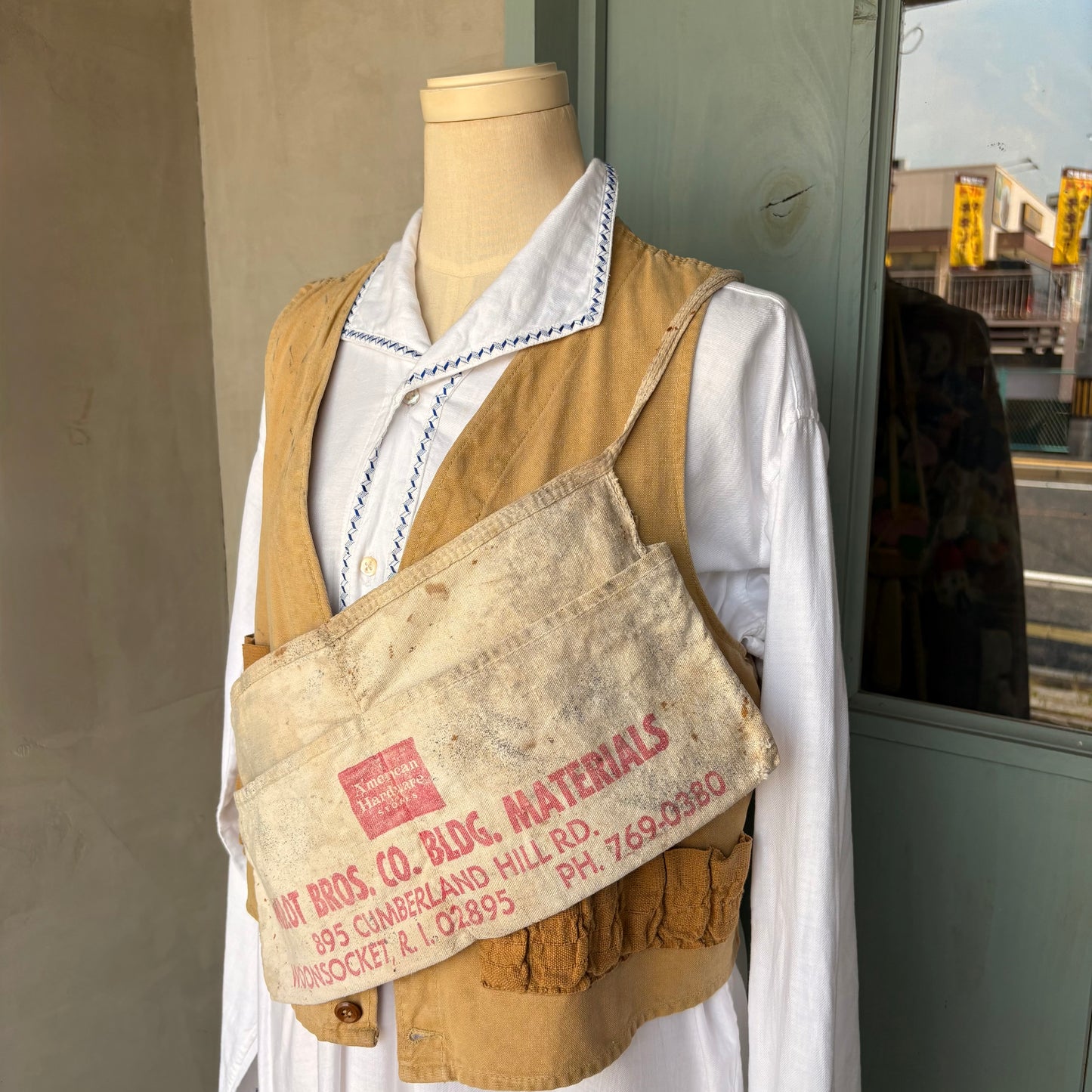 【USA vintage】work apron