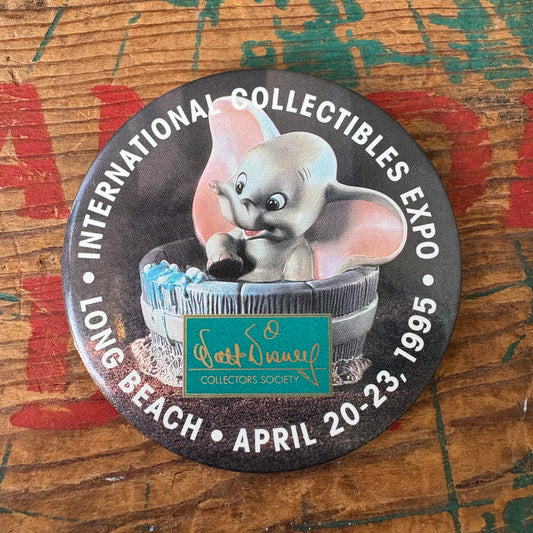 【1995 USA】Disney Dumbo PINBACK BUTTON