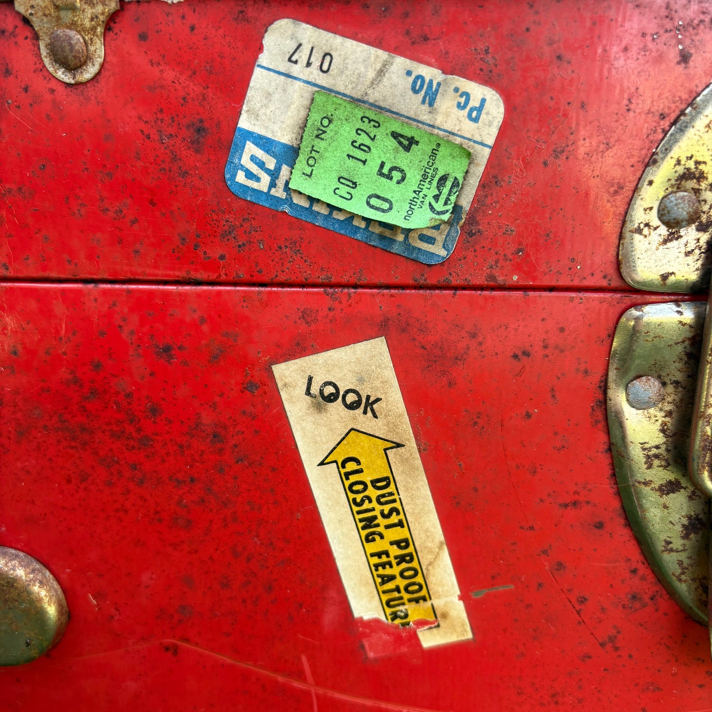 【1960s USA vintage】steamer trunk