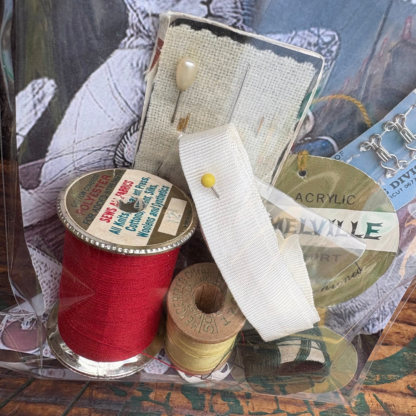 【1950s USA vintage】sewing set 1