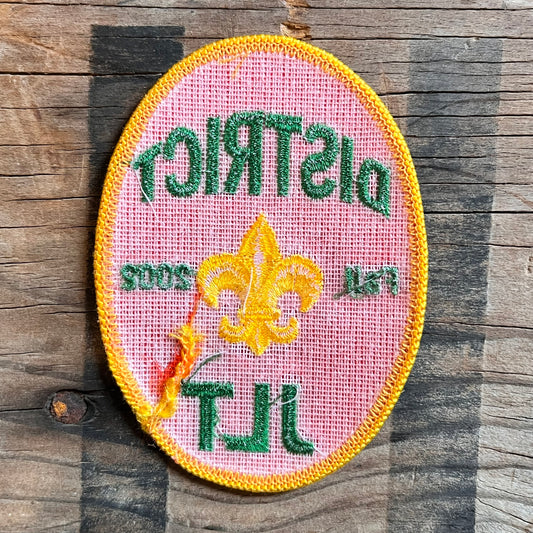 【USA vintage】DISTRICT JLT Fall 2002 ボーイスカウト ワッペン