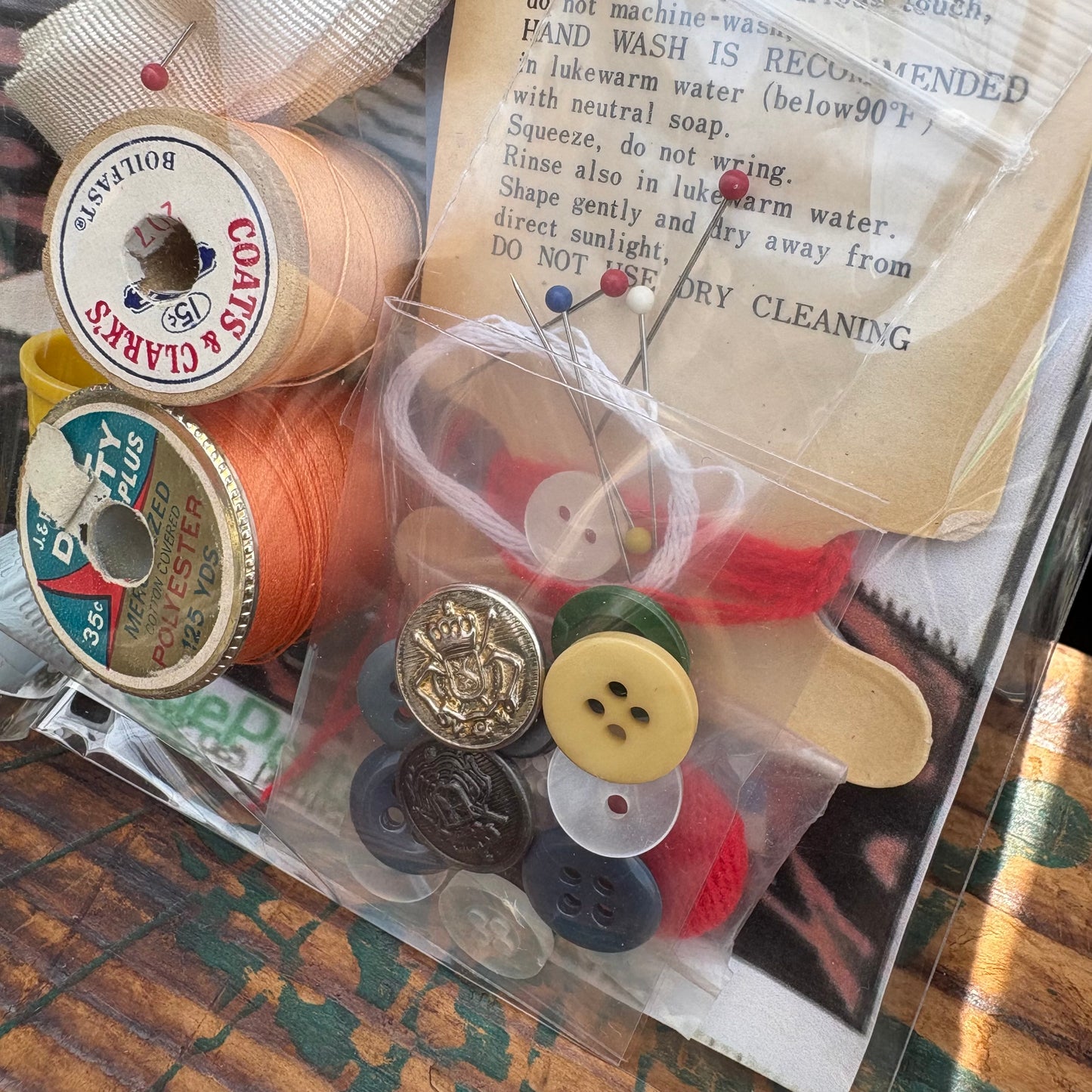 【1950s USA vintage】sewing set 2
