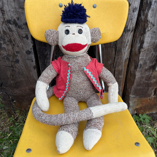 【USA vintage】sock monkey