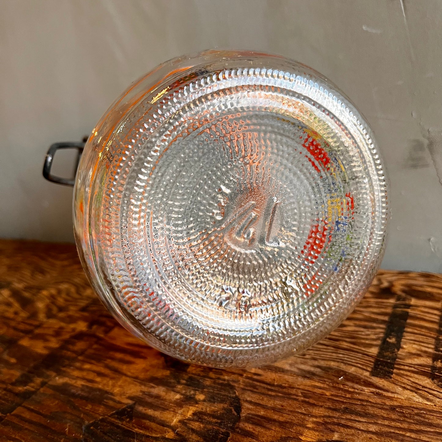 【1970s vintage】Arc France R. Carmen
Wild Poppy ガラス キャニスター