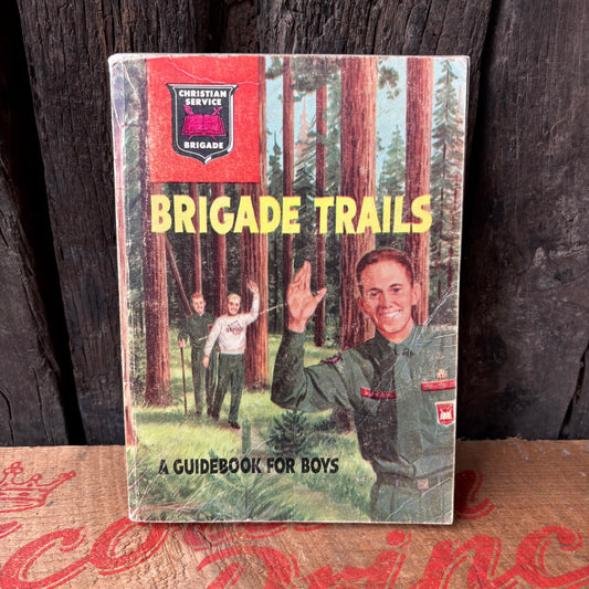 【1950s USA vintage】Christian Service Brigade BRIGADE TRAILS A Guidebook For Boys