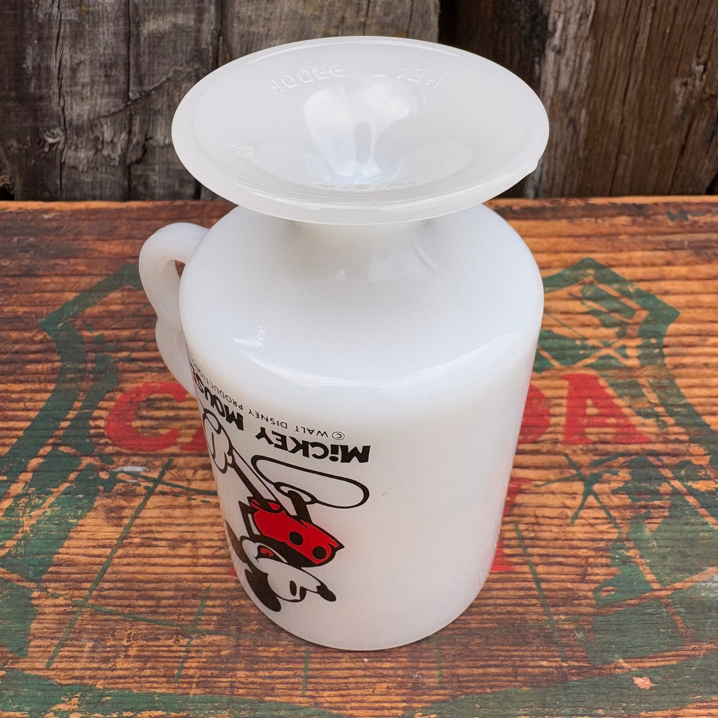 【1970s USA vintage】FEDERALMickey Mouse Footed mug up