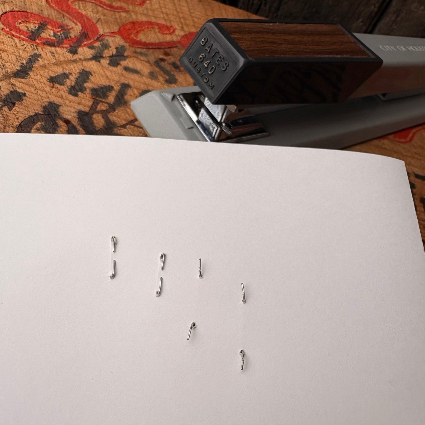 【USA vintage】BATES 640 Stapler Office Tool