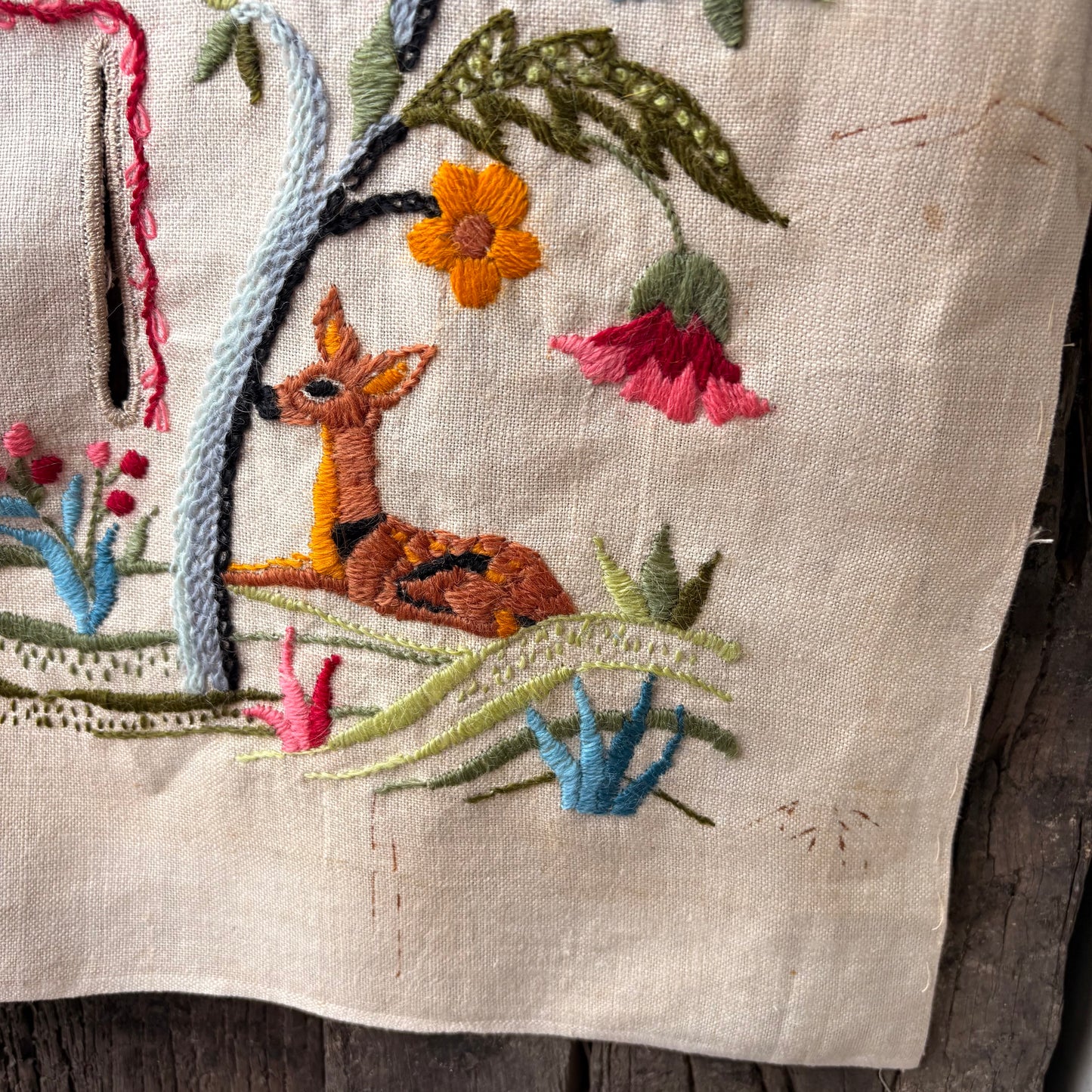 【USA vintage】fabric calendar