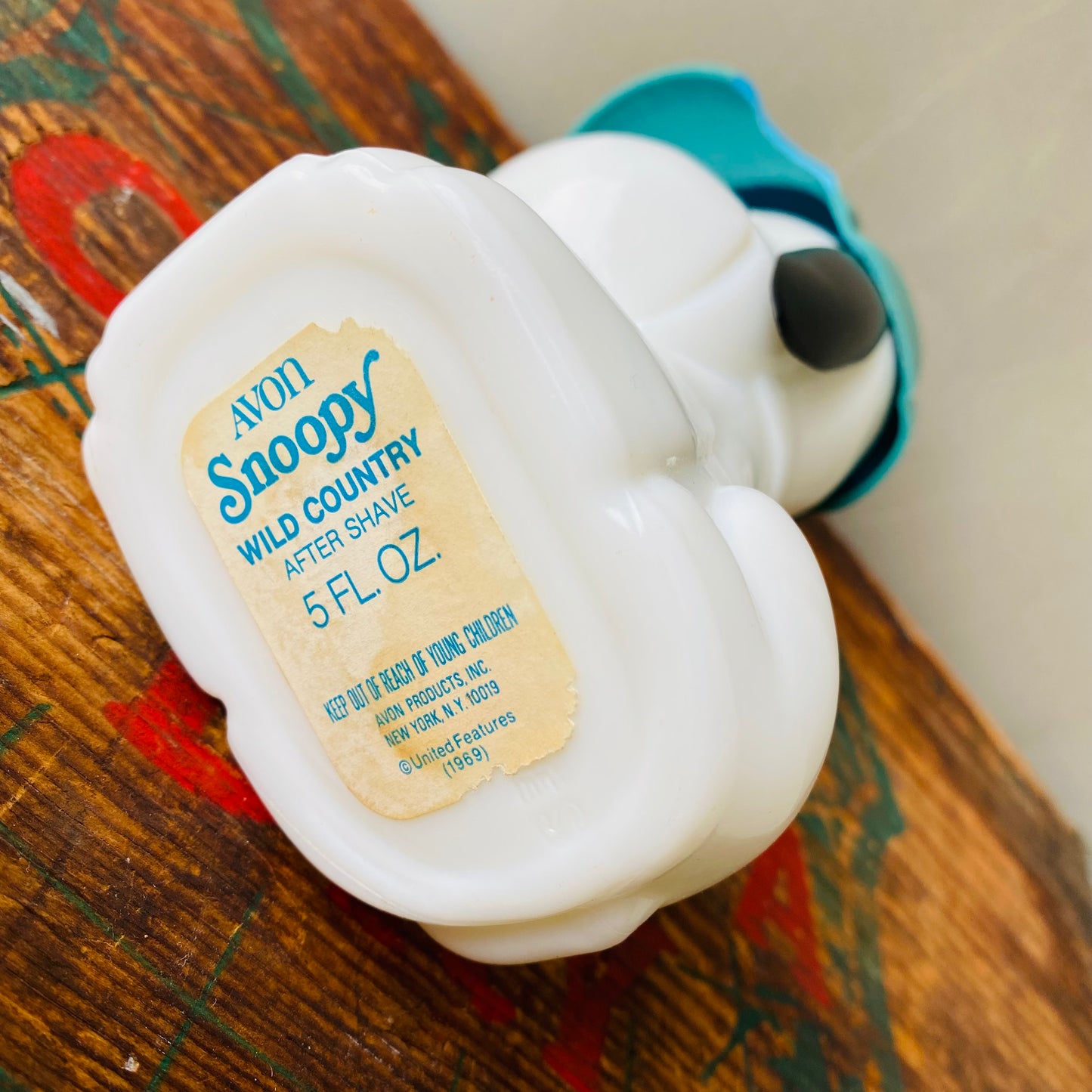 【1969 USA vintage】AVON SNOOPY bottle