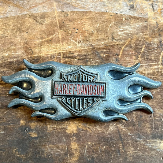 【USA vintage】Harley-Davidson バックル フレイム