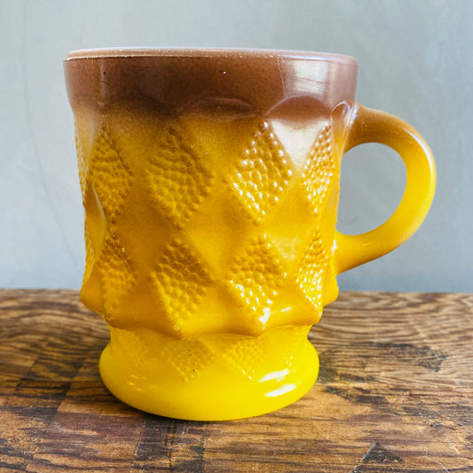 【USA vintage】 FIRE KING キンバリー イエロー