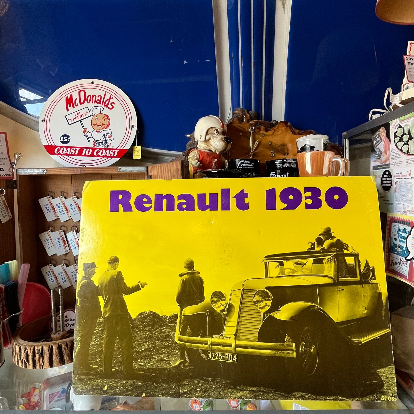 【 vintage】Renault 1930 アートスチレンボード