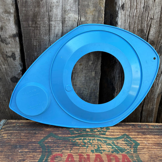 【1970s USA vintage】WILPAK picnic plate holder Blue