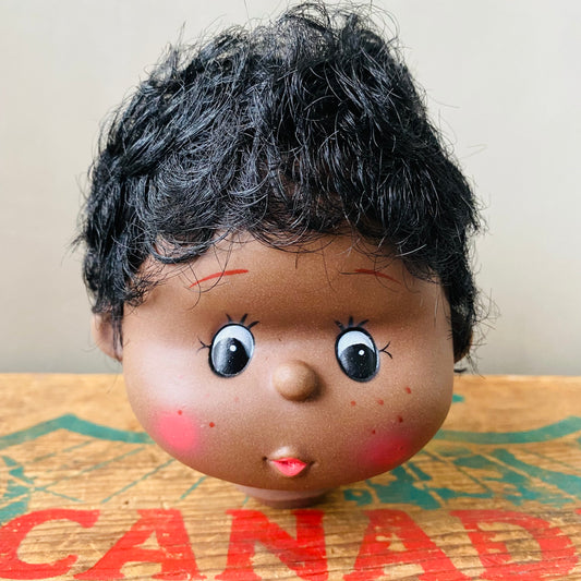 【vintage】doll head ドールヘッド 黒人 赤ちゃん