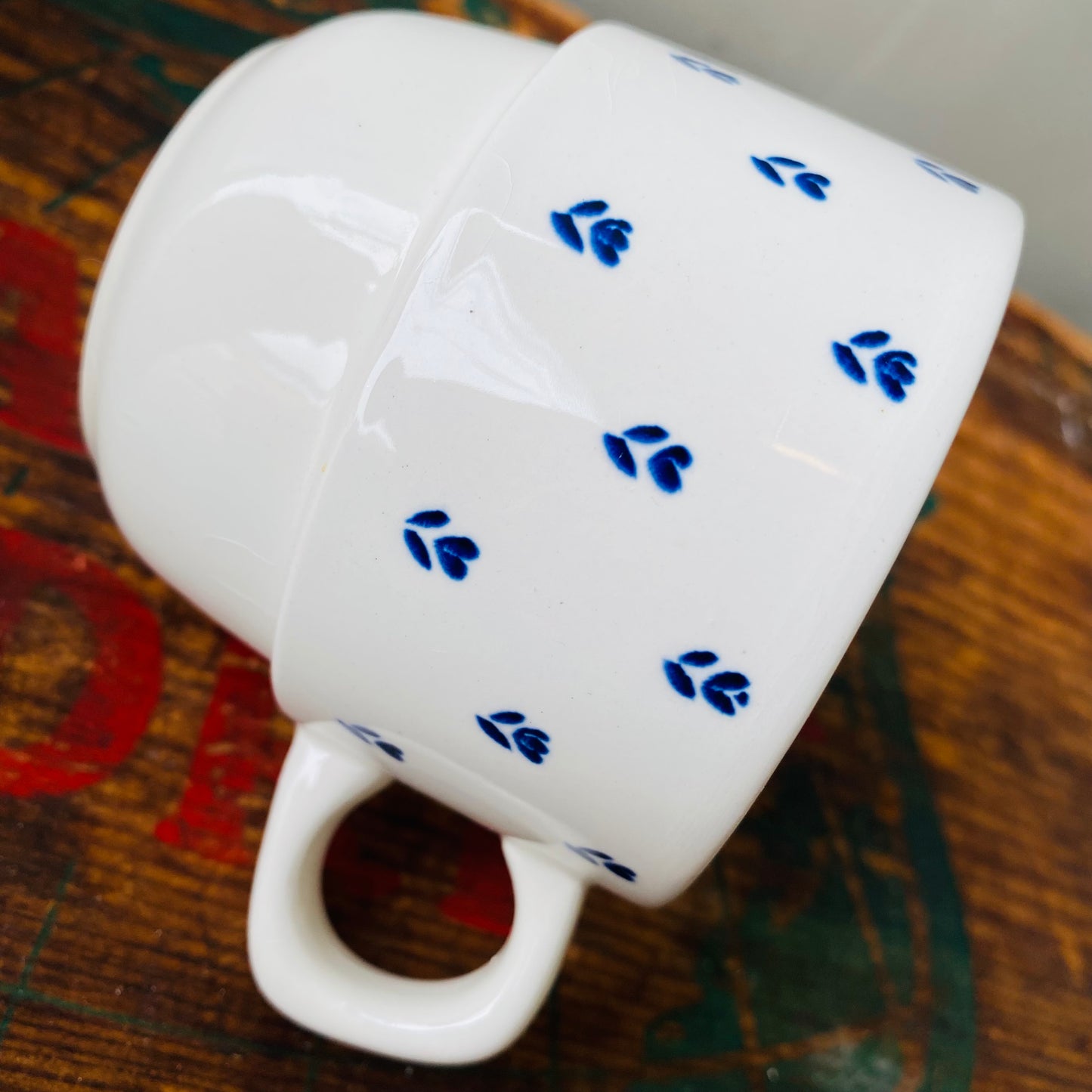 【England vintage】tulip mug