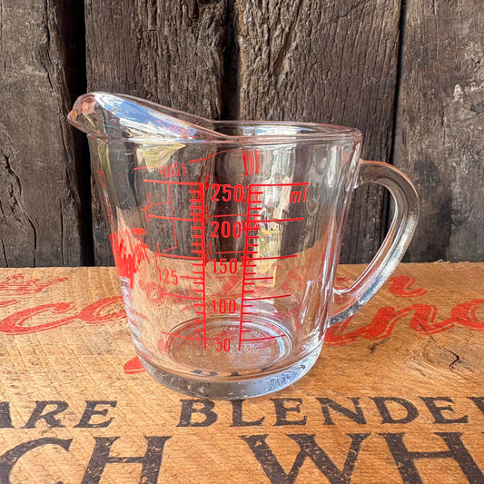 【1970s-1980s USA vintage】Fire-King 250ml Glass Measuring Cup
