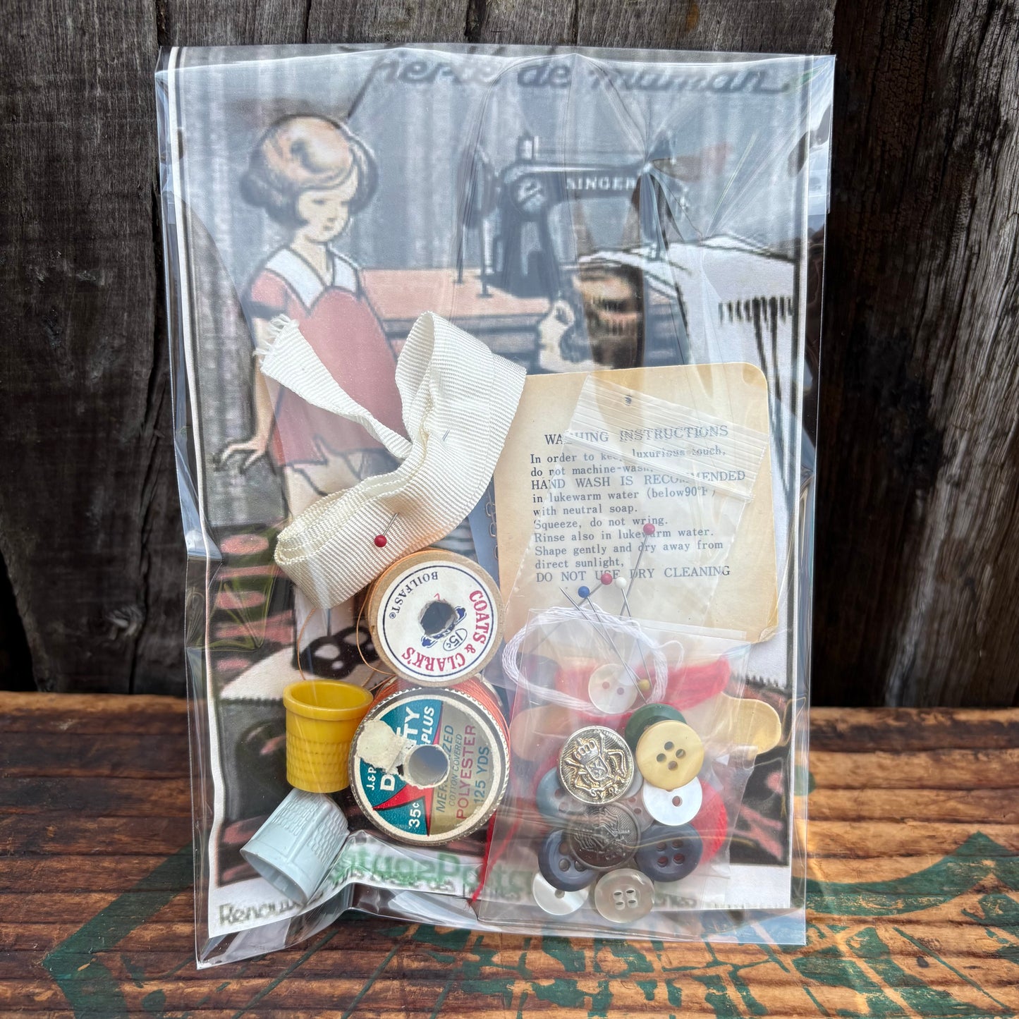 【1950s USA vintage】sewing set 2