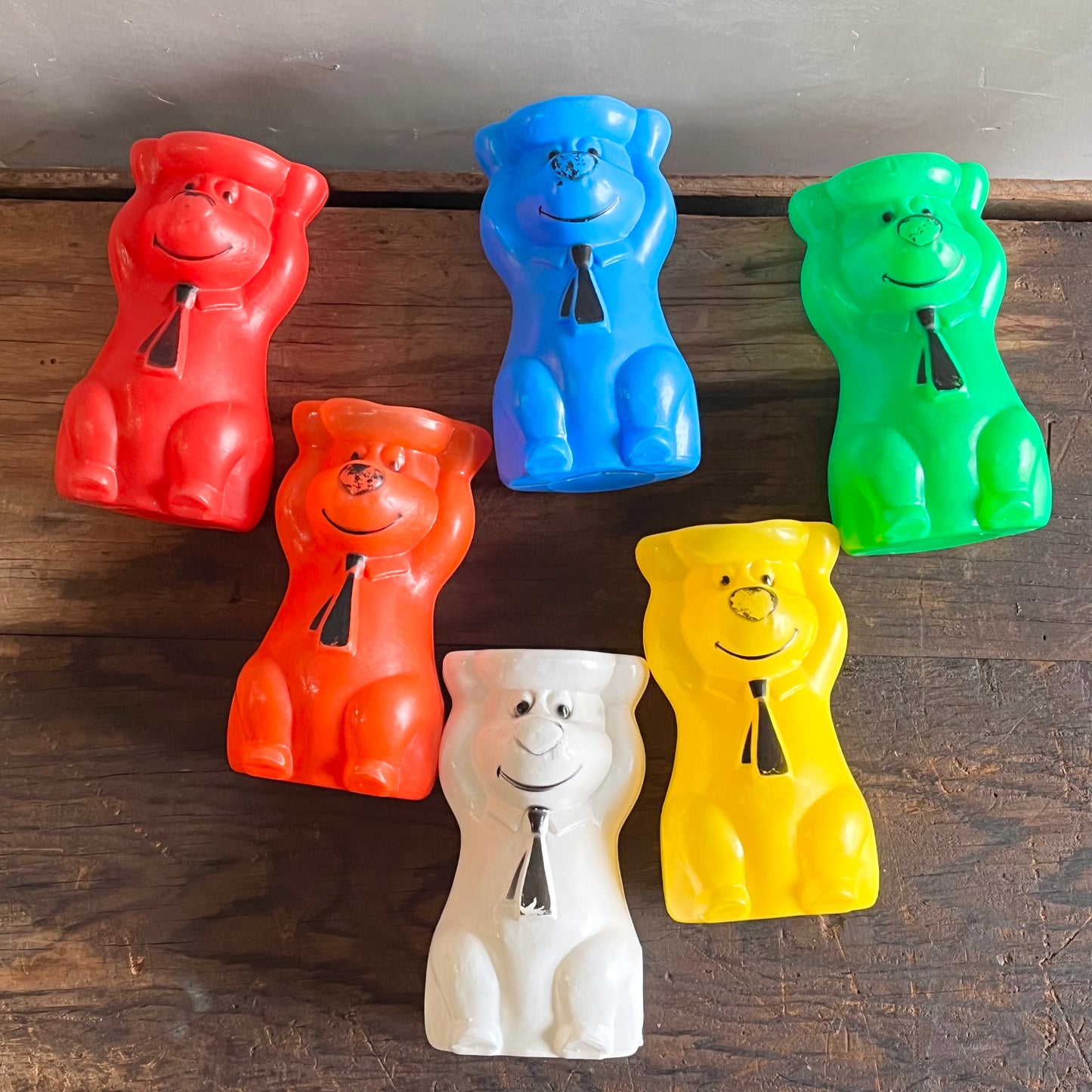 【60s USA vintage】Yogi Bear Bowling Pin (Orange)