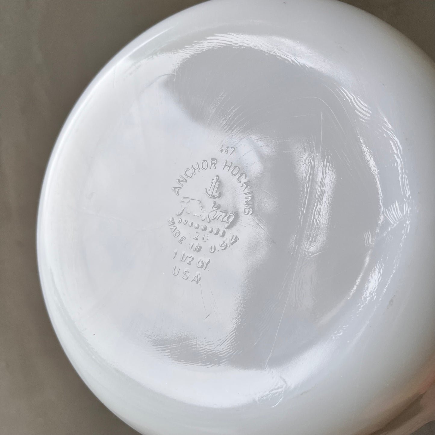 ▶︎▶︎SALE▶︎▶︎【USA vintage】FIRE KING Fruit Tree #447 Casserole