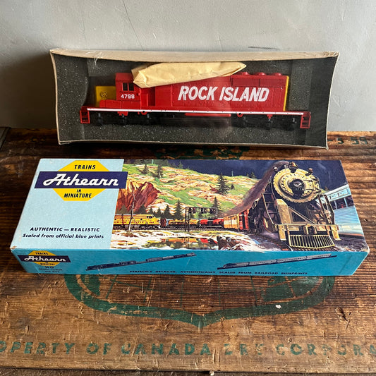 【USA vintage】Athearn 4460 ROCK ISLAND 蒸気機関車模型