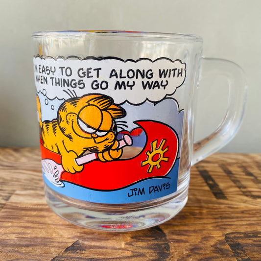 【1978 USA vintage】マクドナルド ガーフィールド グラス ボート