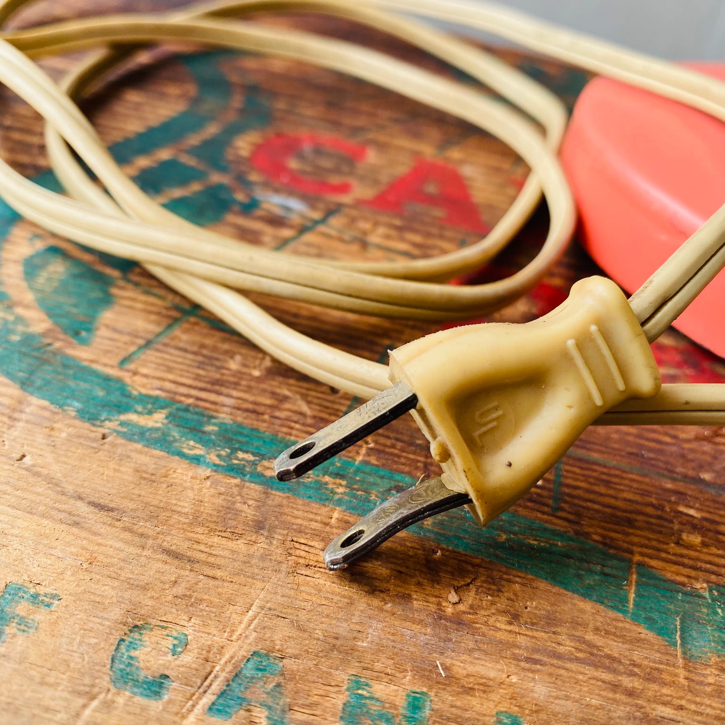 【1950s USA vintage】mid-centuryflower table lamp