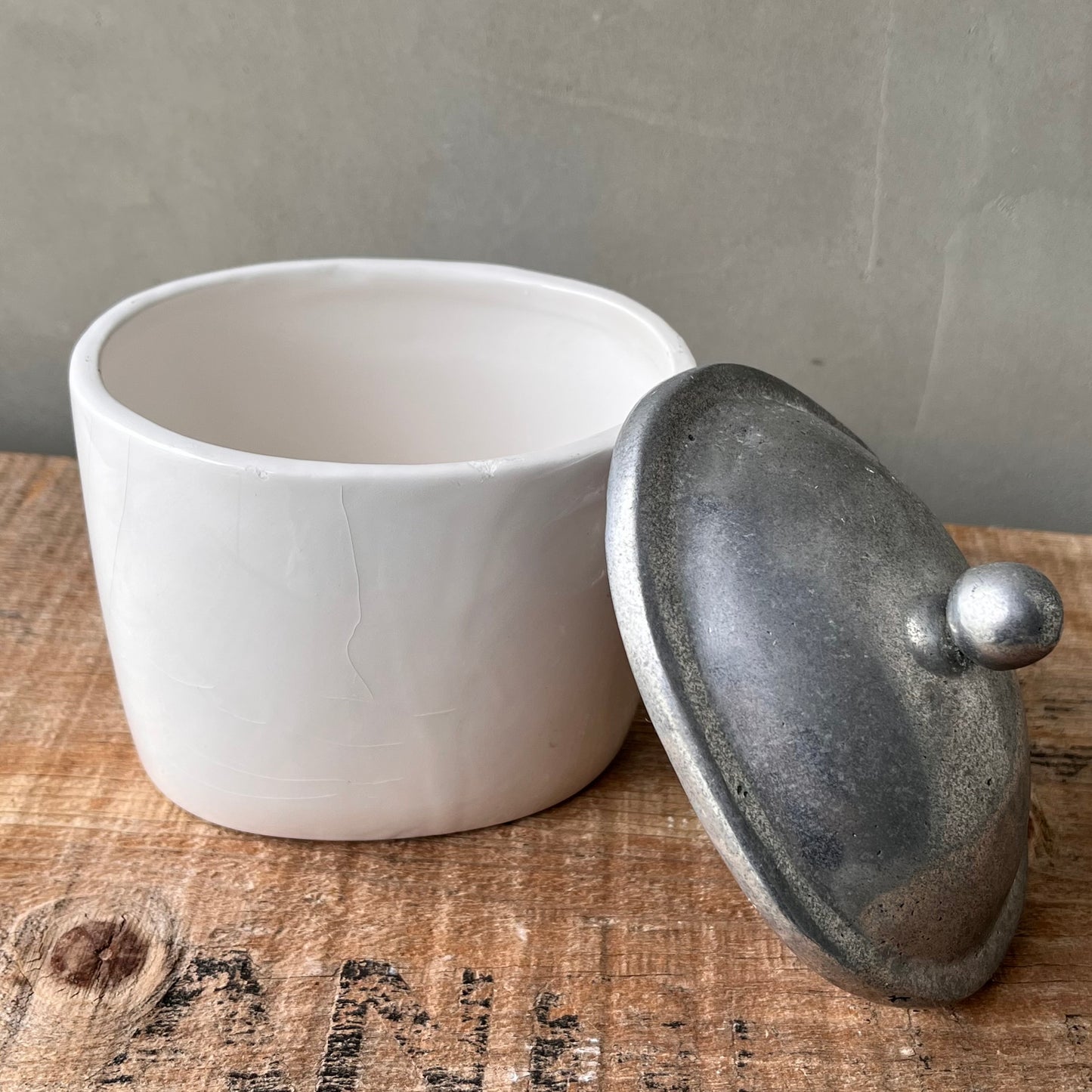 【USA vintage】Canister with casting lid