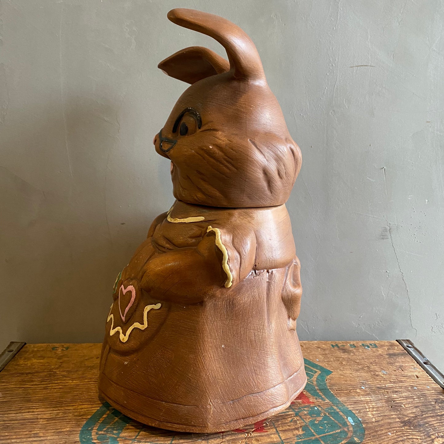 【1958 USA vintage】Easter bunny クッキージャー